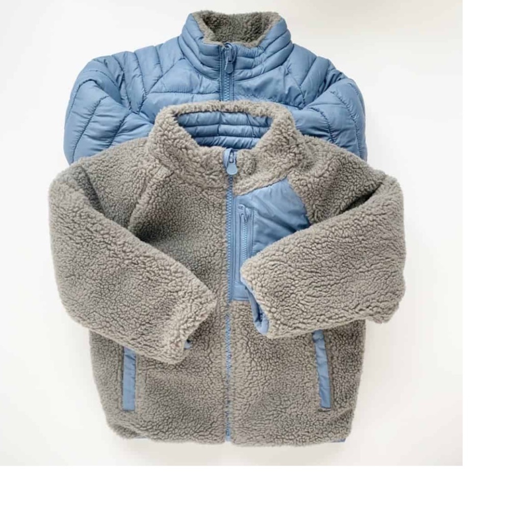 Gap Toddler Recycled Nylon Reversible Sherpa Jacket